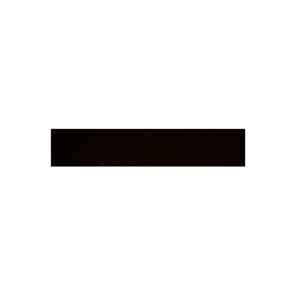 Brass Accents A09-P0630-Db 6 In. X 30 In. Kick Plate Dark Bronze Aluminum Screw Mount 714983576710