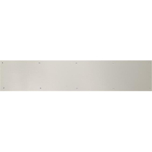 Brass Accents A09-P0828-670MAG 8 in. x 28 in. Kick Plate Satin Nickel-Aluminum Magnetic Mount