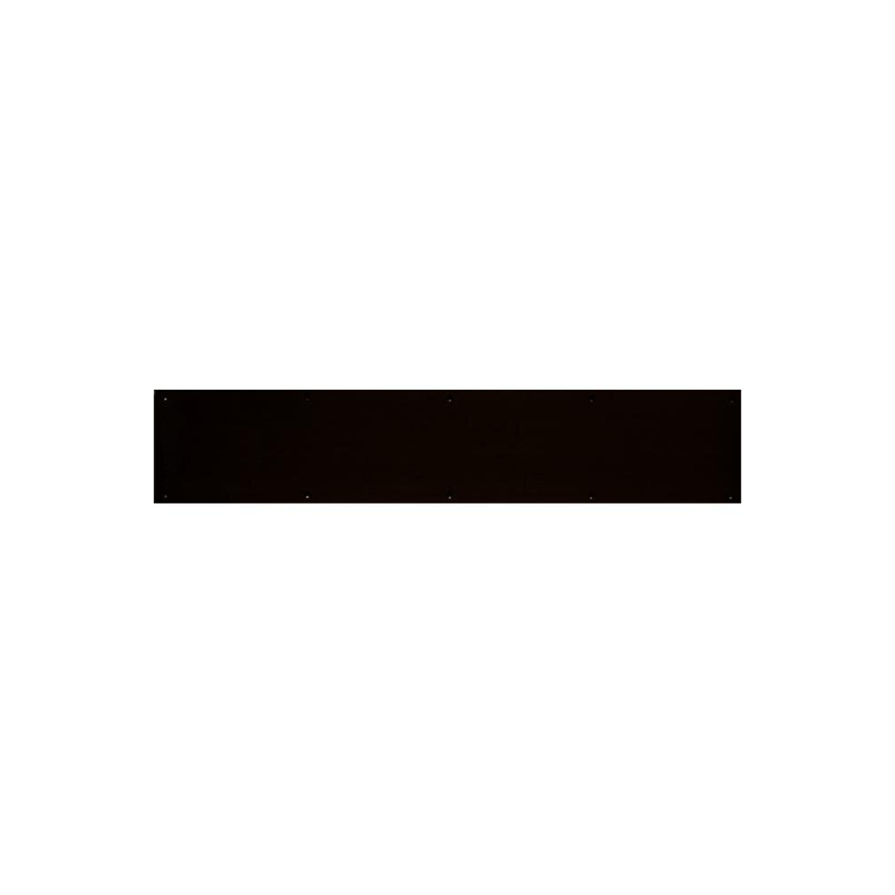 Brass Accents A09-P0828-Dbadh 8 In. X 28 In. Kick Plate Dark Bronze Aluminum Adhesive Mount 714983575720
