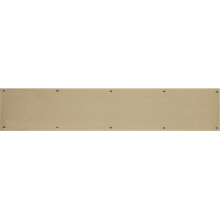 Brass Accents A09-P0834-609ADH 8 in. x 34 in. Kick Plate Antique Brass Adhesive Mount