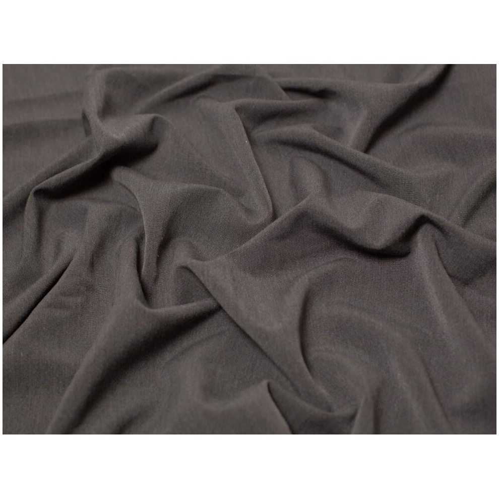 (Dark Grey) Minerva Poly Viscose Stretch Woven Suiting - per metre