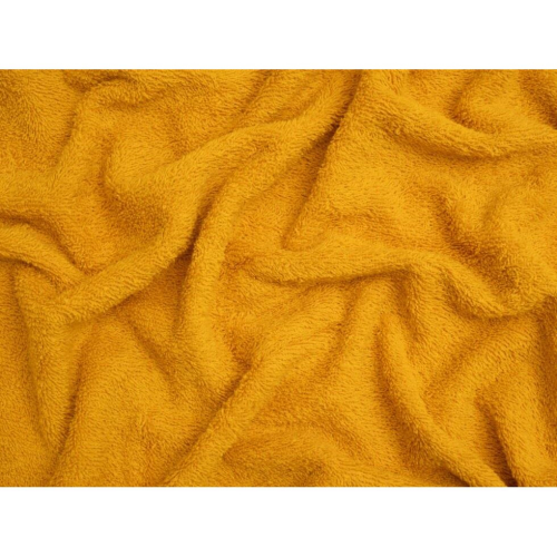 (Ochre) Minerva Core Range Luxury Cotton Towelling - per metre