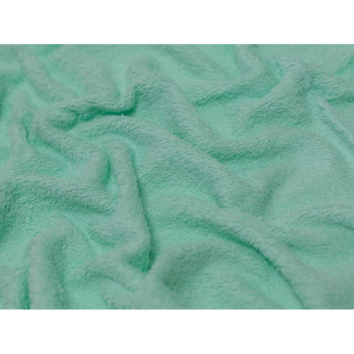 (Bright Mint) Minerva Core Range Luxury Cotton Towelling - per metre