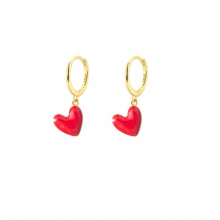 Colorful Hearts Hoop For Girls Chains Necklaces Set For