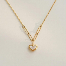 G&D Stainless Steel Love Heart Pendant Necklace/Earrings/Bracelet Girls Heart Jewelry Set for Women