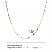 Casual Colored Beads Chain Necklace Anklet Jewelry Sets for Women Girls,Bohemia Summer Holiday to Her
