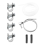 490mm er d Pipe Hose Gas Tank Clip Pipe Tube Line With 4 For Eberspacher T5 T6 4