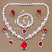 Childrens Necklace Bracelet Set Ear Clip Ring Rhinestone Gem Toy Little Girl Jewelry Play House Accessories Birthday Gift