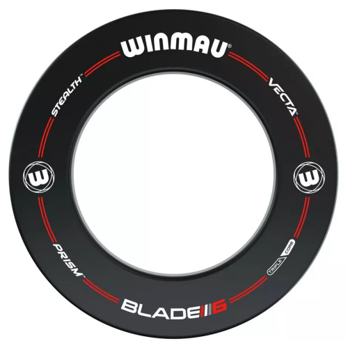 winmau Winmau Professional Blade 6 Dartboard Surround in Black