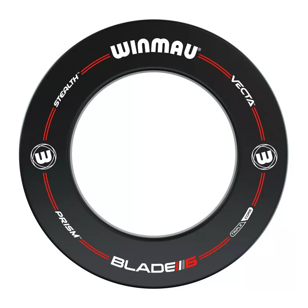 Winmau Professional Blade 6 Dartboard Surround In Black