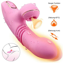 (Pink) Adult Sex Toys for Woman Vibrator G Spot Rabbit Vibrator Clitoris Stimulator Vibrating Dildo Clitoris Sucker