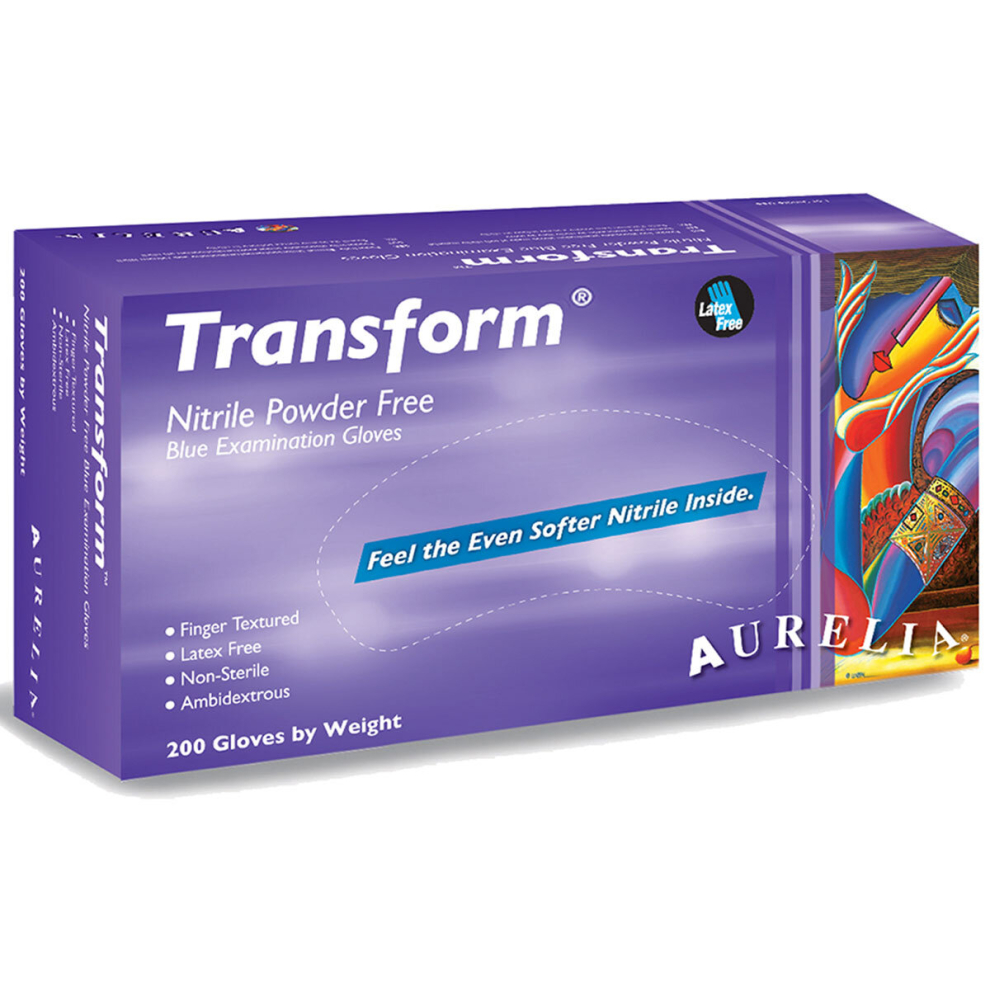 Aurelia Transform Nitrile Powder Free Gloves Small - Pack Of 200