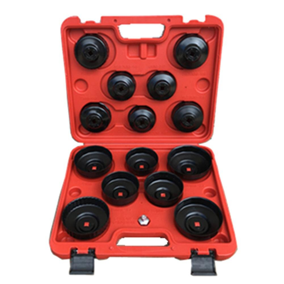 10-pieces Oil Change Filter Cap Wrench Cup Socket 3/8 Inch Square Drive Oil Canister Sock