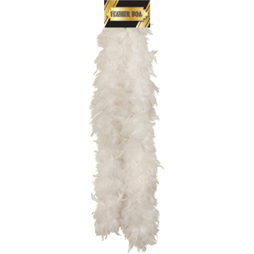 NEW 150cm Lengthy White Feather Boa Prime for Fancy Costumes Accessor