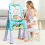 Casart Kid's Double Sided Easel Height Adjustable Standing Drawing Board with Storage 10