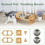 Bingopaw Raised Dog Bowl - Adjustable Bamboo Elevated Dog Bowls with Stand 5