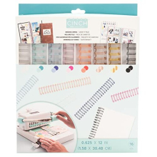 Fichas Bristol - WE R MEMORY KEEPERS - Lote de 16 - Cores Variadas - Leve
