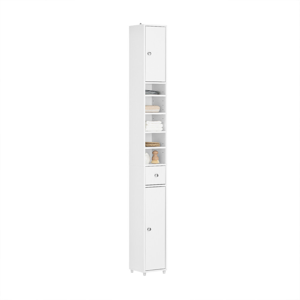 SoBuy BZR34-W, Bathroom Tall Cabinet Cupboard Bathroom Cabinet