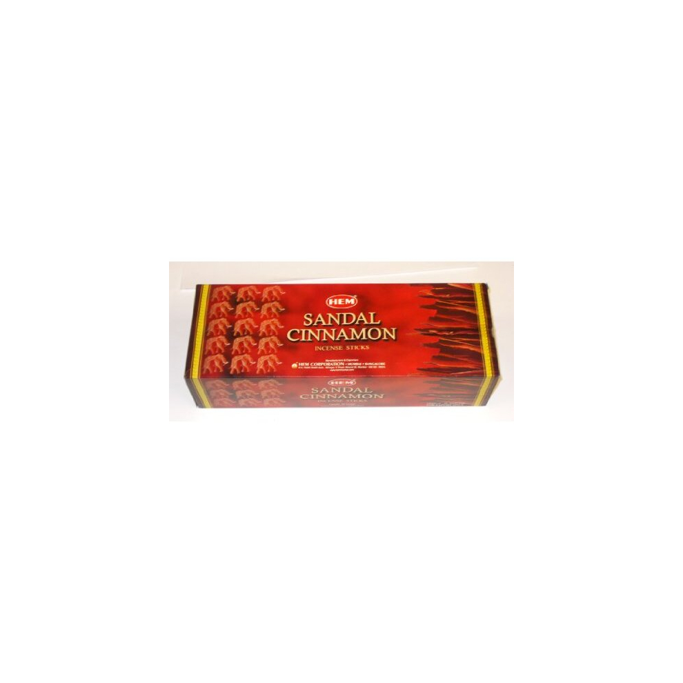 Sandal Cinnamon Incense - Hem - 1 box of approximately 120 sticks