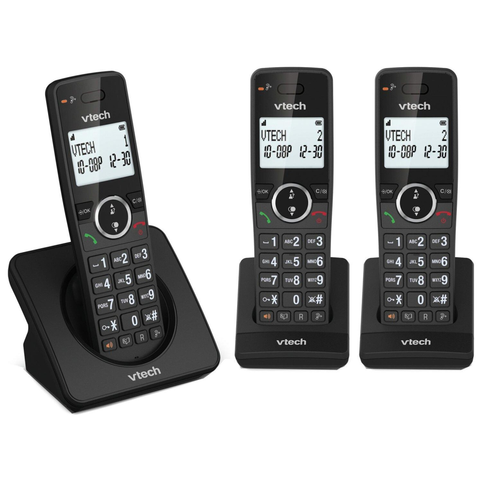 Vtech Digital Cordless Phone Es2002 Trio Speakerphone Nuisance Call Blocker 4897027125528