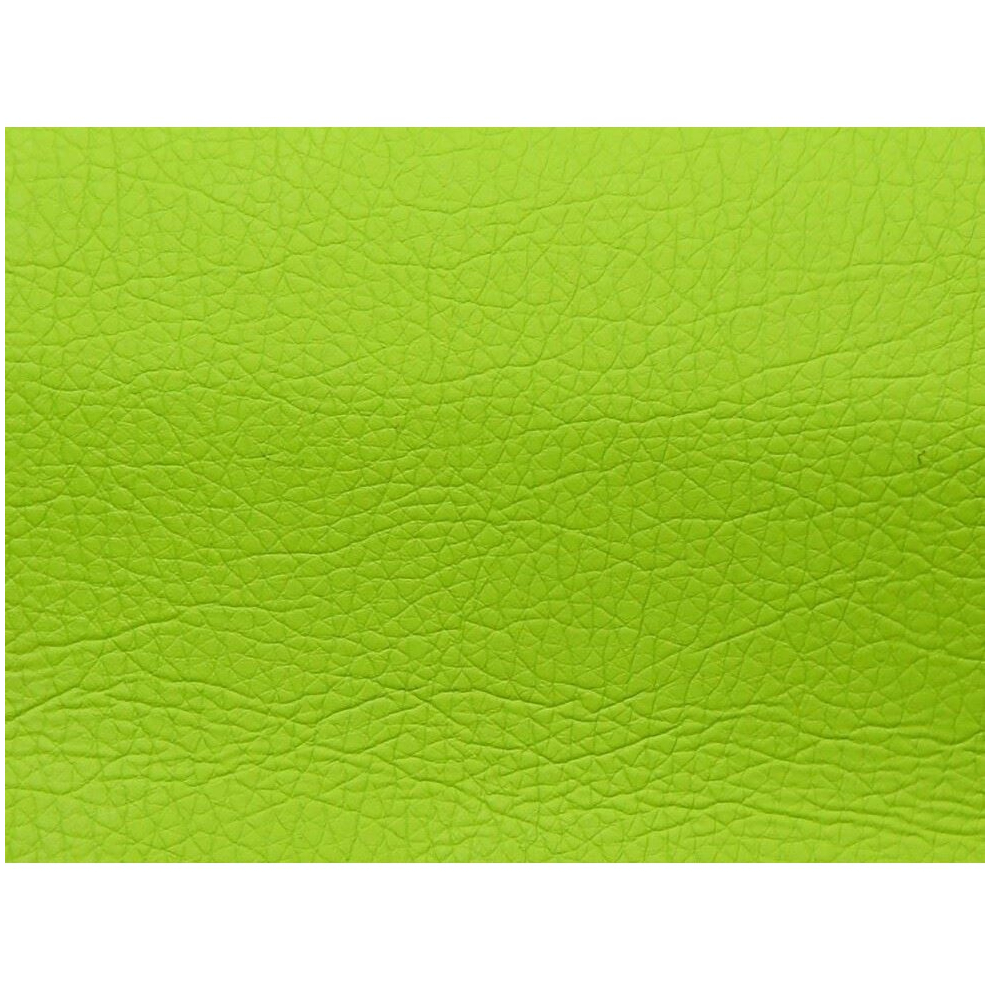 (Lime) Stof France Heavy Soft Faux Leather Fabric - per metre