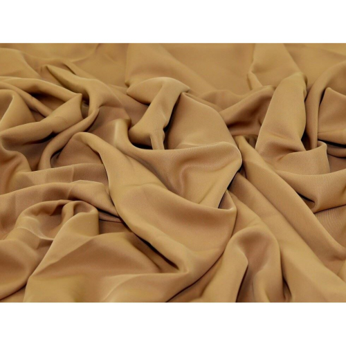 (Sand) Minerva Nida Polyester Crepe - per metre