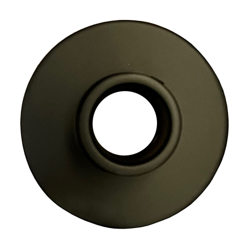NES Home Les Home Round Replacement Wall Mounted Bracket Support for Shower Rails Black 1