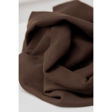 (Umber) Mind The MAKER Organic Fleece Back Sweatshirt Stretch - per metre