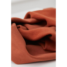 (Sienna) Mind The MAKER Organic Fleece Back Sweatshirt Stretch - per metre