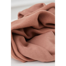 (Old Rose) Mind The MAKER Organic Fleece Back Sweatshirt Stretch - per metre