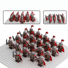 (Legion of Knights 2) 21PCS Minifigures Toys Mediaeval Knights Templar Action figures Building Toys Construction Assembly Blocks Toy