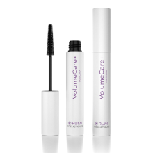 Rumi Cosmetiques VolumeCare+ Mascara For Older Women - Extreme Length and Volume 2-in-1 Formula - No Clumps Long-Wearing Hypoallergenic Mascara For