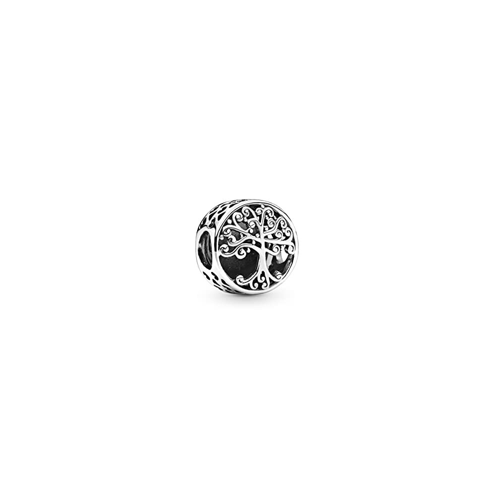 Pandora Jewelry Openwork Family Roots charm - Family Tree charm for Pandora charm Bracelets - Perfect for Anniversary, Holiday, or Birthday gift - Ste