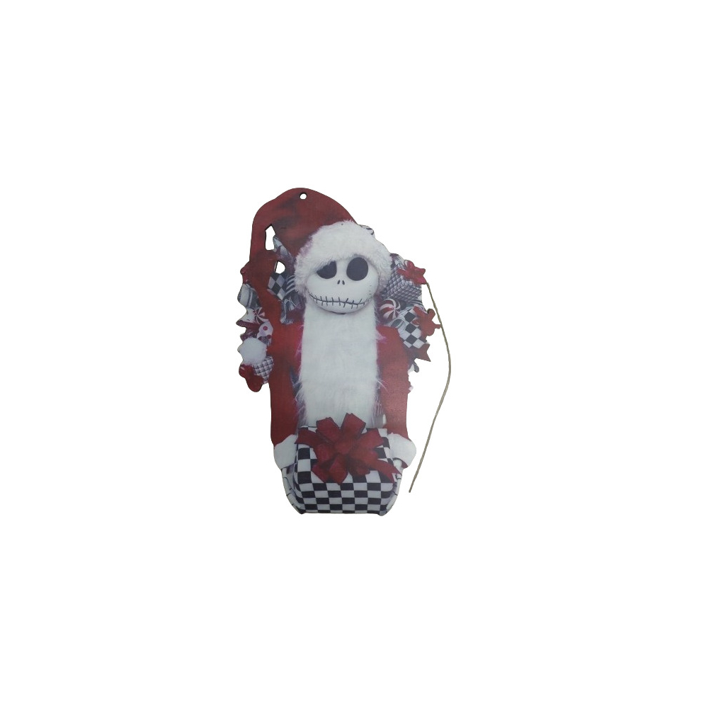 Jack Skellington Nightmare Bee Christmas Christmas Wreath Front Door Hanging