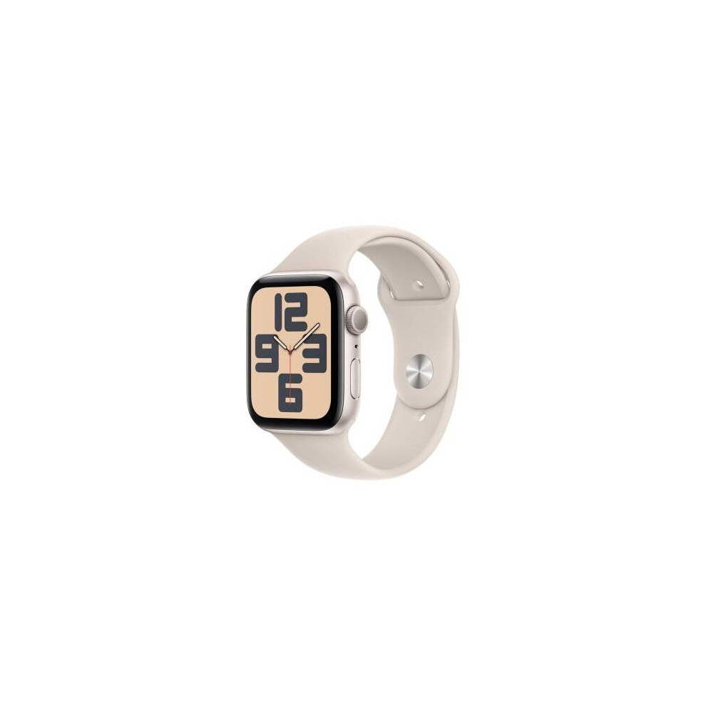 Apple Watch SE 2023 44mm Aluminium StarLight Sport Band StarLight M/L MRE53QC/A