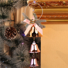 (Pink Liberty Bell) Christmas Tree Decoration Window Party Decoration Props for Indoor Outdoor