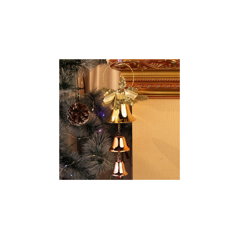 (Gold Liberty Bell) Christmas Tree Decoration Window Party Decoration Props for Indoor Outdoor-image-OPC-PCXSZVV-NEW
