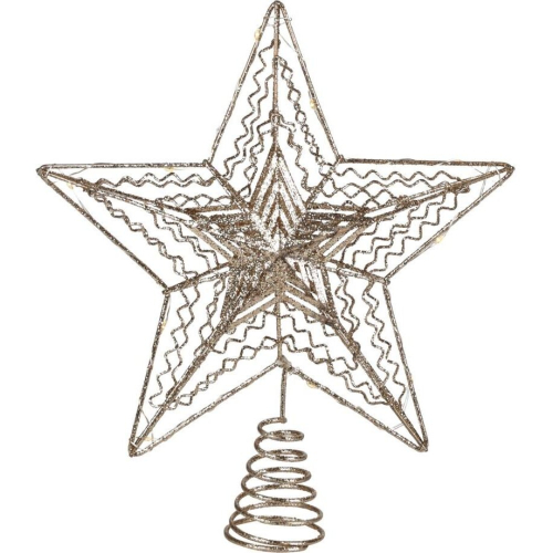 TREE TOP LED 25CM LED GOLD