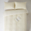 Homescapes (Double, Off White) Chevron Cotton Tufted Duvet Cover Set 2