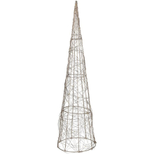 CONE 60CM WITH LED GOLD