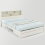 White Wooden Storage Bed, Underbed Drawer - 4ft6 Double (135 x 190 cm) 9