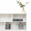 White Wooden Storage Bed, Underbed Drawer - 4ft6 Double (135 x 190 cm) 5