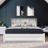 White Wooden Storage Bed, Underbed Drawer - 4ft6 Double (135 x 190 cm) 1