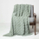Homescapes (Green) Diamond Cotton Tufted Throw 125 x 150 cm 1