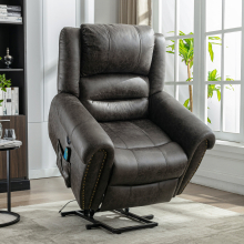 Large Power Lift Recliner Chairs with Massage and Heat for Elderly Big People, Massage Chair