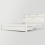 White Wooden Storage Bed, Underbed Drawer - 4ft6 Double (135 x 190 cm) 3
