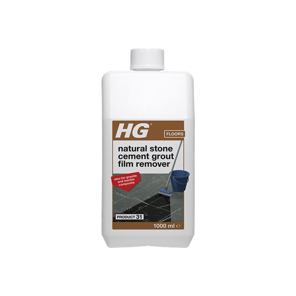 HG Natural Stone Cement Grout Film Remover 1 Litre