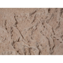 (Flax) Minerva Embossed Dimple Plush Fleece - per metre