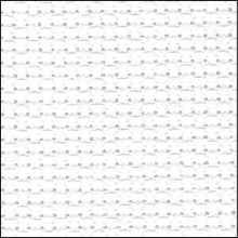 Stitch Garden Aida 14 HPI Cross Stitch Fabric (Value Pack)  White - per pack of 5