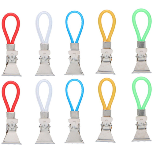 Alpina 10 x Tea Towel Clips Kitchen Bath Towel Hanger Holder Mini Clips 1